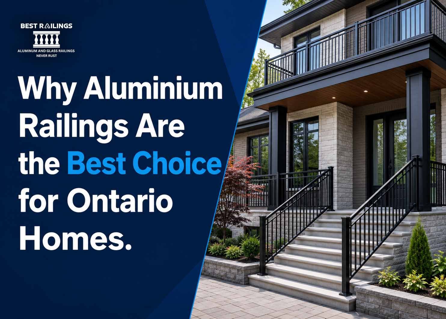 Why Aluminium Railings Are the Best Choice for Ontario Homes