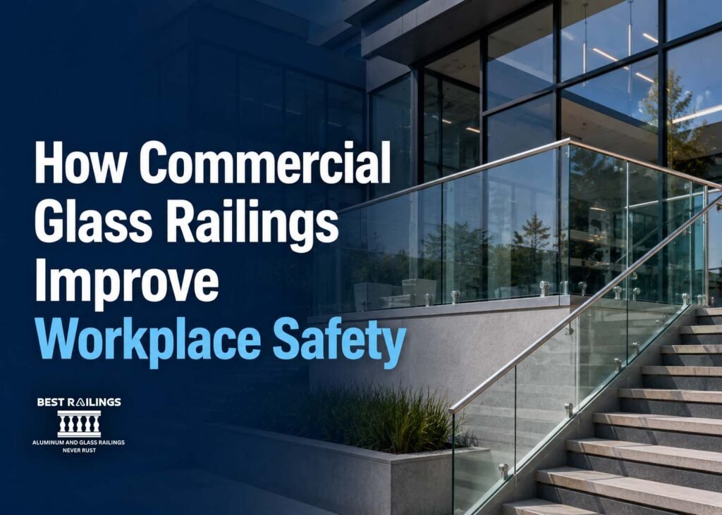 How Commercial Glass Railings Improve Workplace Safety