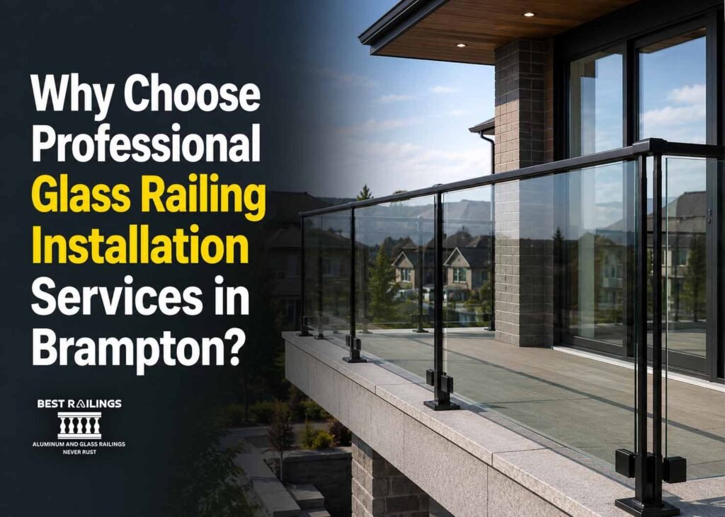 Why Choose Professional Glass Railing Installation Services in Brampton