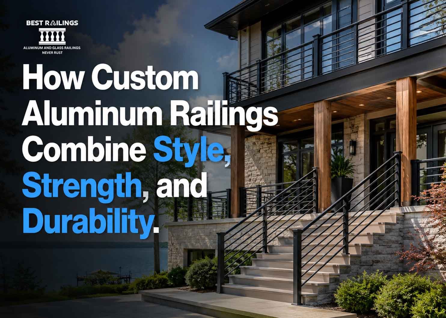 How Custom Aluminum Railings Combine Style, Strength, and Durability