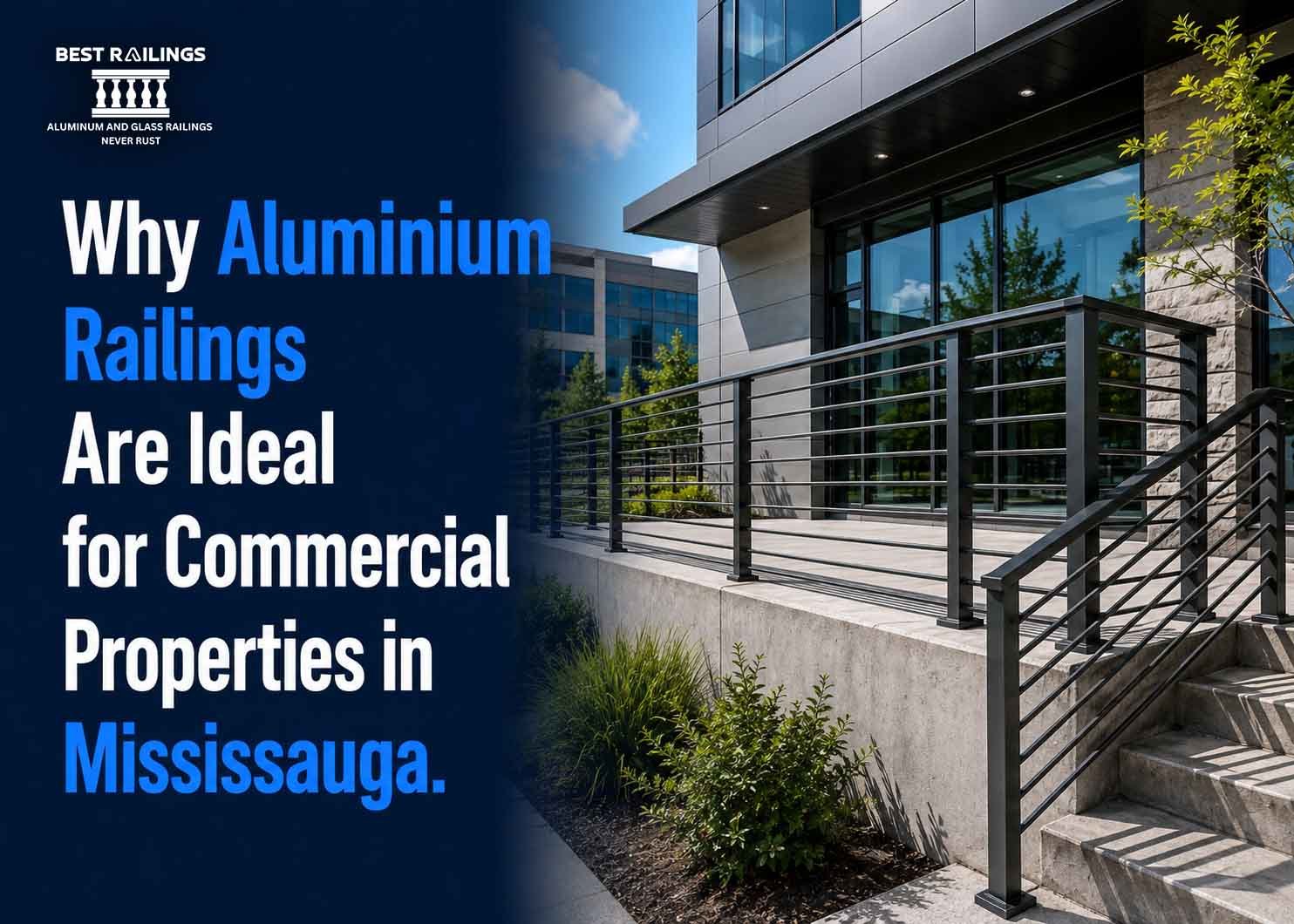 Why Aluminium Railings Are Ideal for Commercial Properties in Mississauga