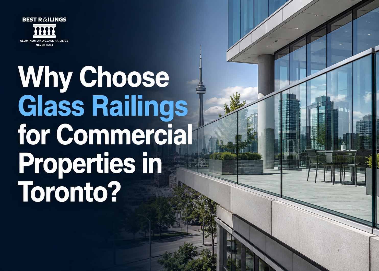 Why Choose Glass Railings for Commercial Properties in Toronto