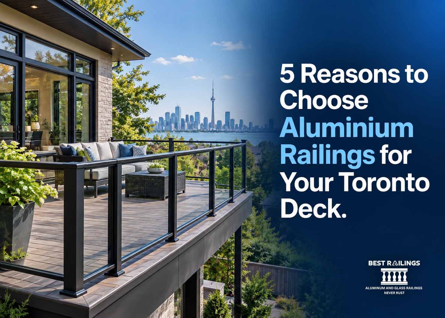 5 Reasons to Choose Aluminium Railings for Your Toronto Deck