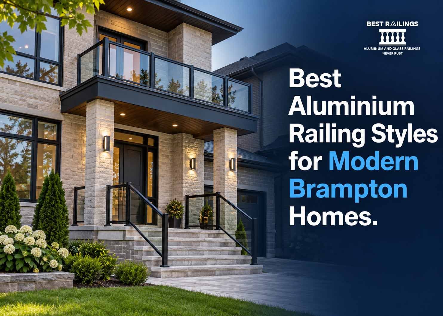 Best Aluminium Railing Styles for Modern Brampton Homes