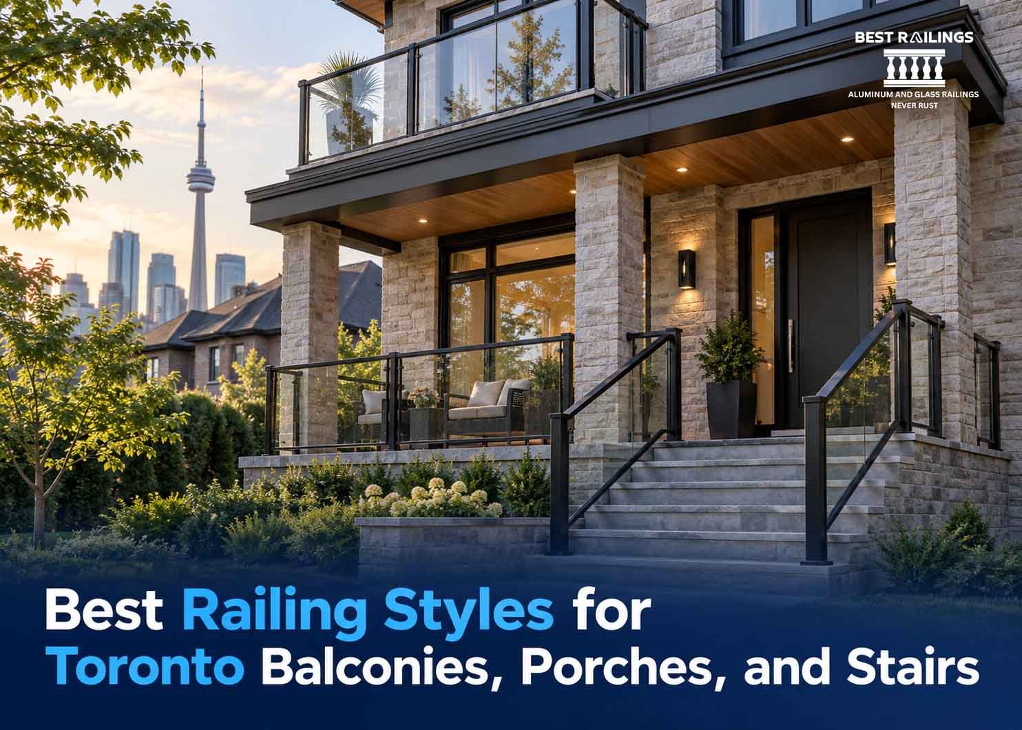 Best Railing Styles for Toronto Balconies, Porches, and Stairs