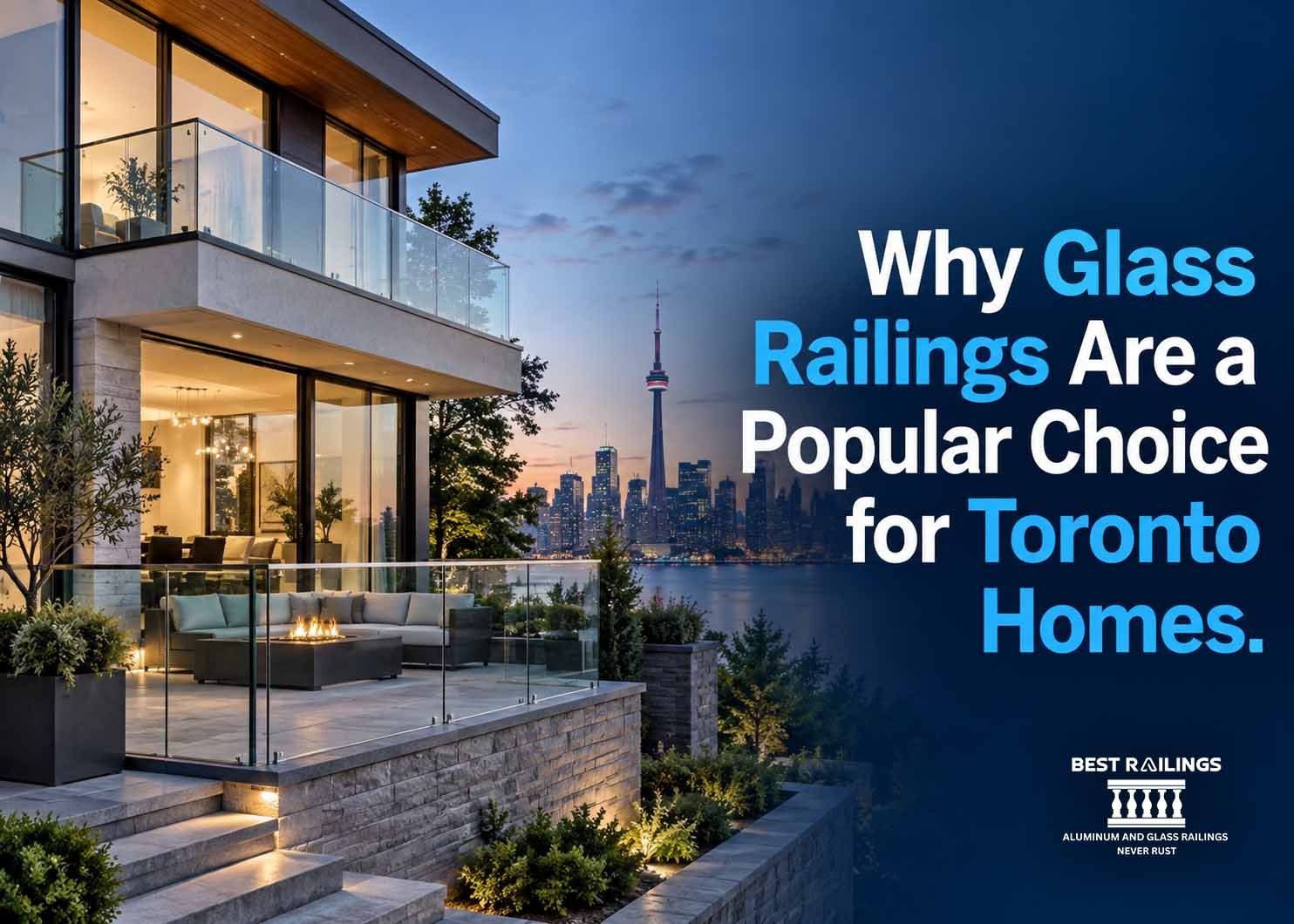Why Glass Railings Are a Popular Choice for Toronto Homes