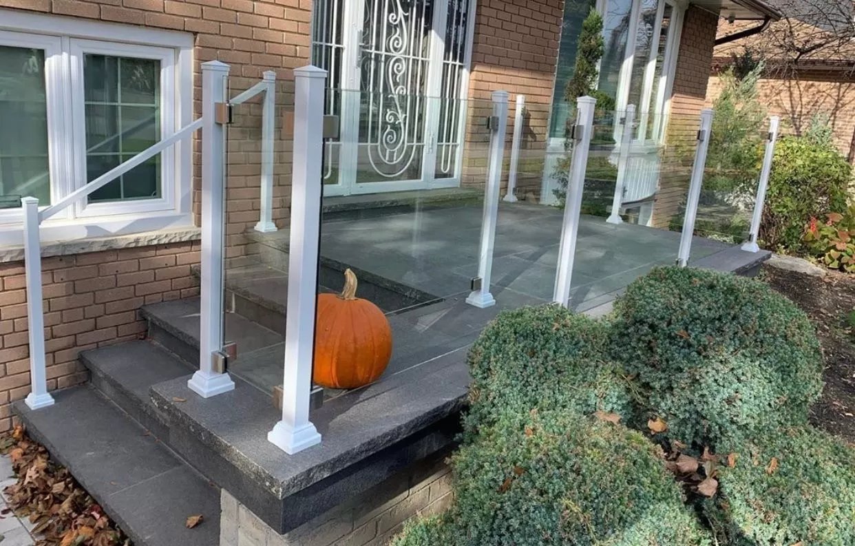 Glass railings