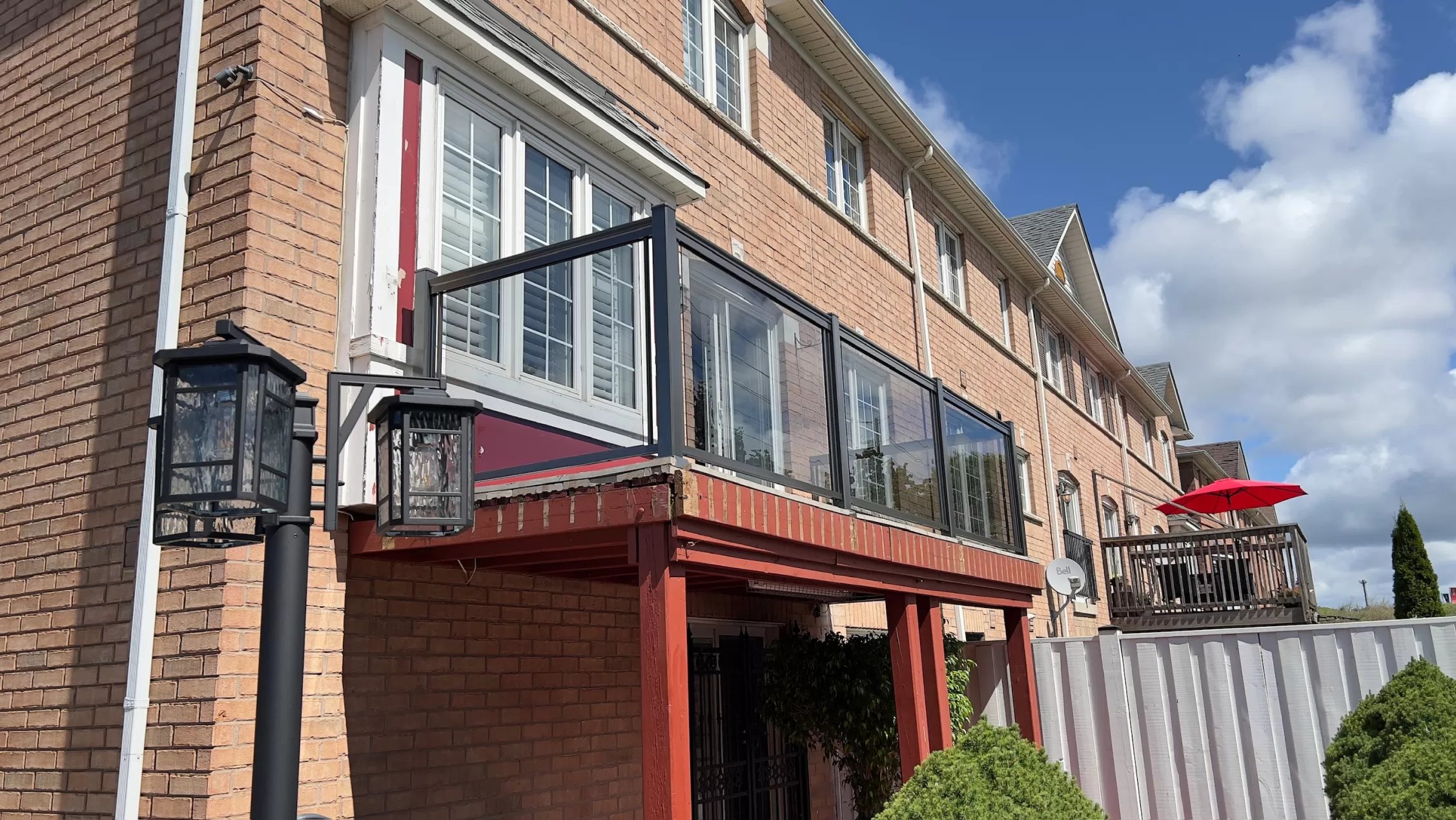 Glass railings