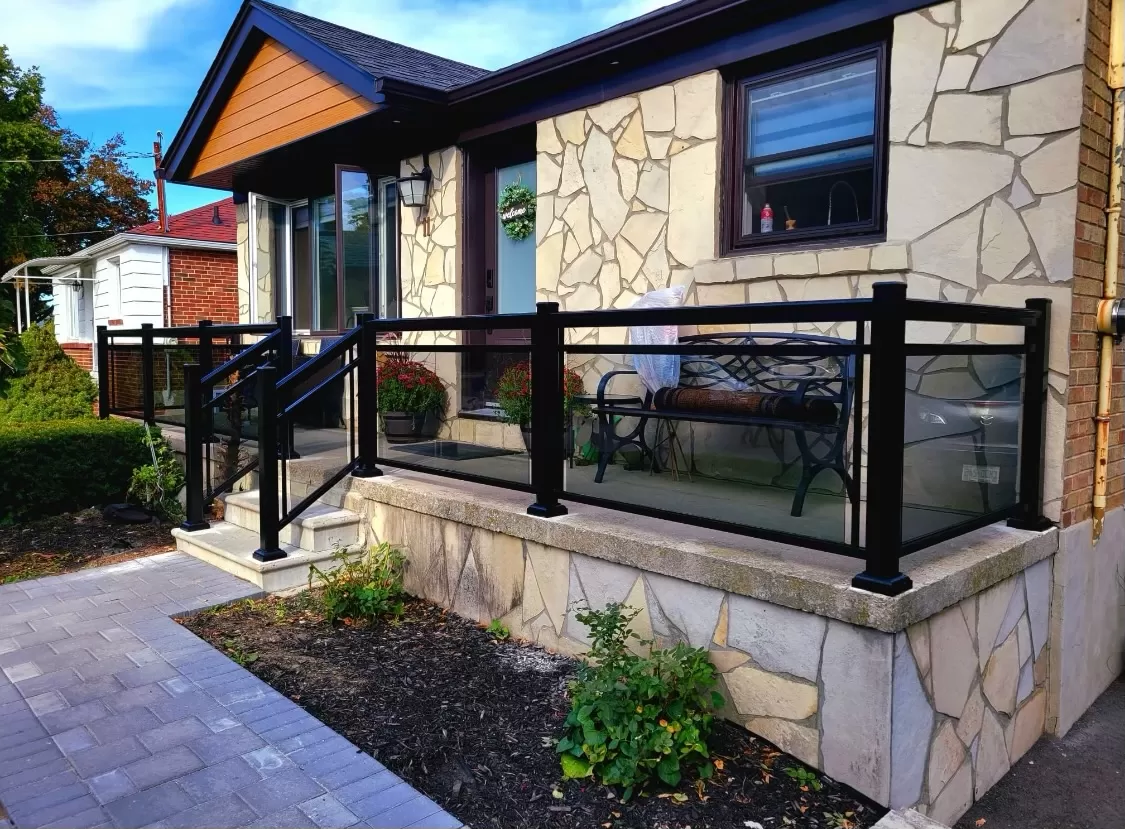 Glass railings